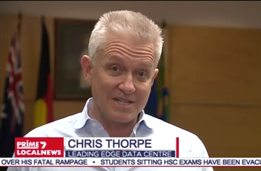 Christ Thorpe in PRIME7 News in Wagga Wagga